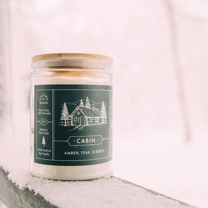 Soy Candle, Cabin, Woody Scent