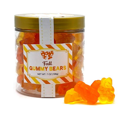 Halloween/Fall Candy Sugar Stacks - Fall Gummy Bears