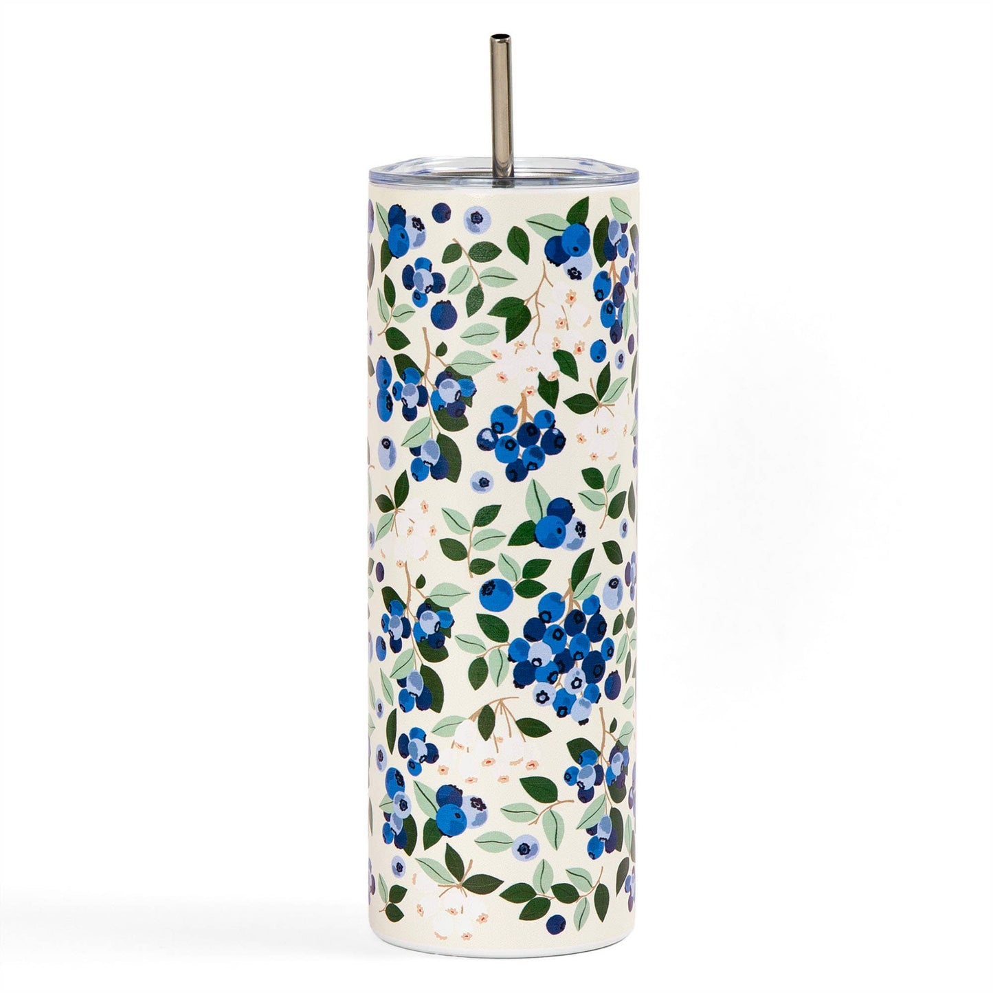 Blueberry Field 20oz Stainless Steel Skinny Tumbler