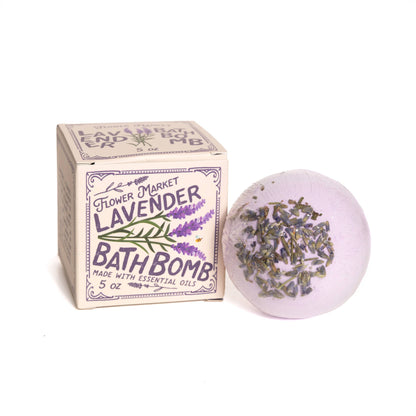 Lavender Bath Bomb - with Box Aromatherapy 5 oz