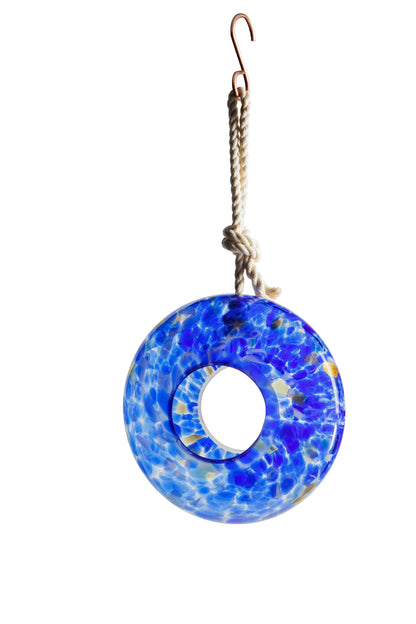 Handcraft Art Glass Bird Feeder