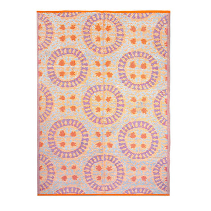 Pink Boho Waterproof Outdoor Rug - 47in x 70in | Mothers Day Gifts |