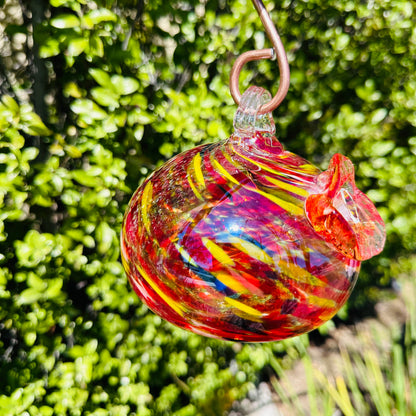 Hummingbird Feeder - Handblown