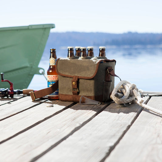 Craft Beer Caddy  Cooler Tote with Opener