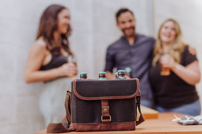 Craft Beer Caddy  Cooler Tote with Opener