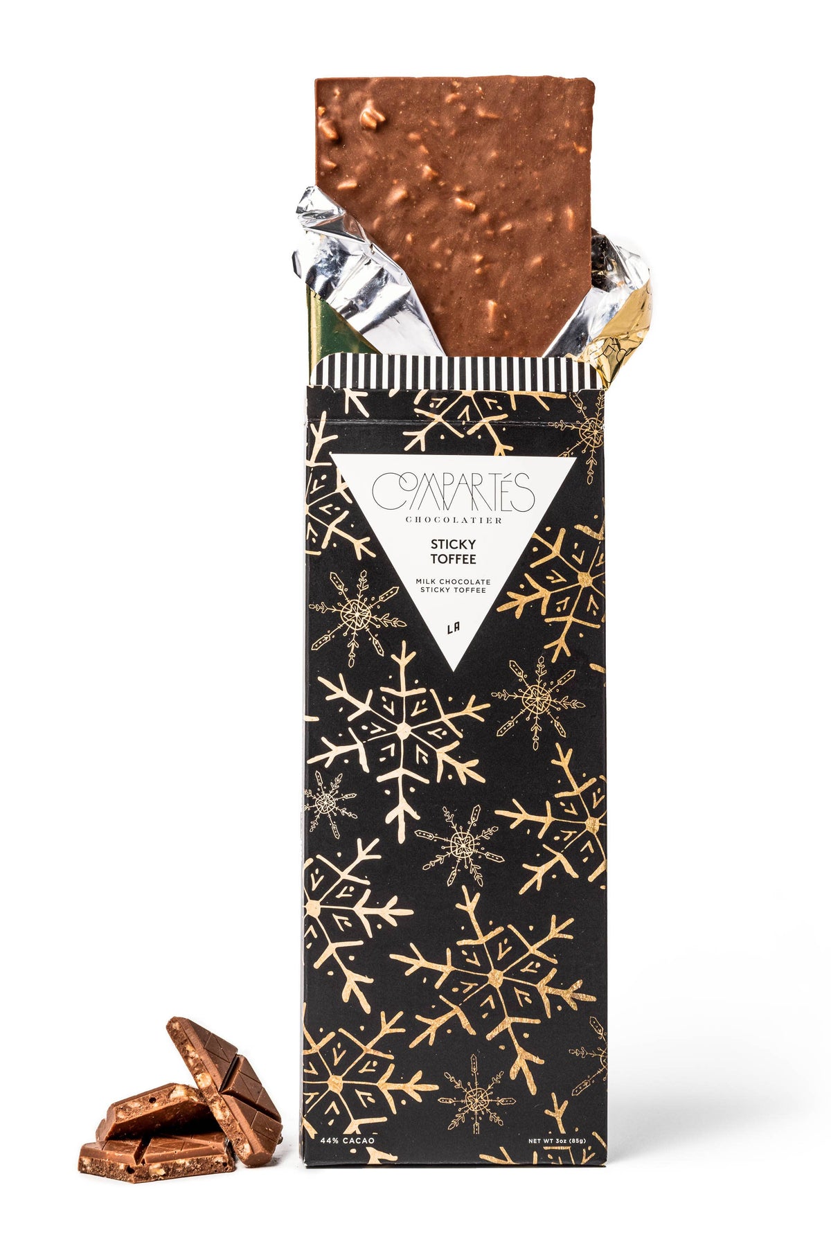 Sticky Toffee Milk Chocolate Bar - Holiday Gift