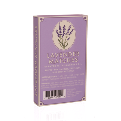 Lavender Scented Matches, Long (3.78")