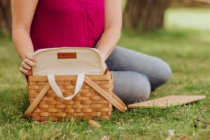 Poppy Personal Picnic Basket, (Beige)
