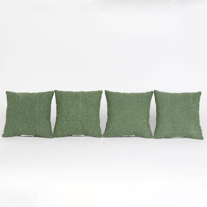 Mini Bug Pillows – Embroidered Green Canvas