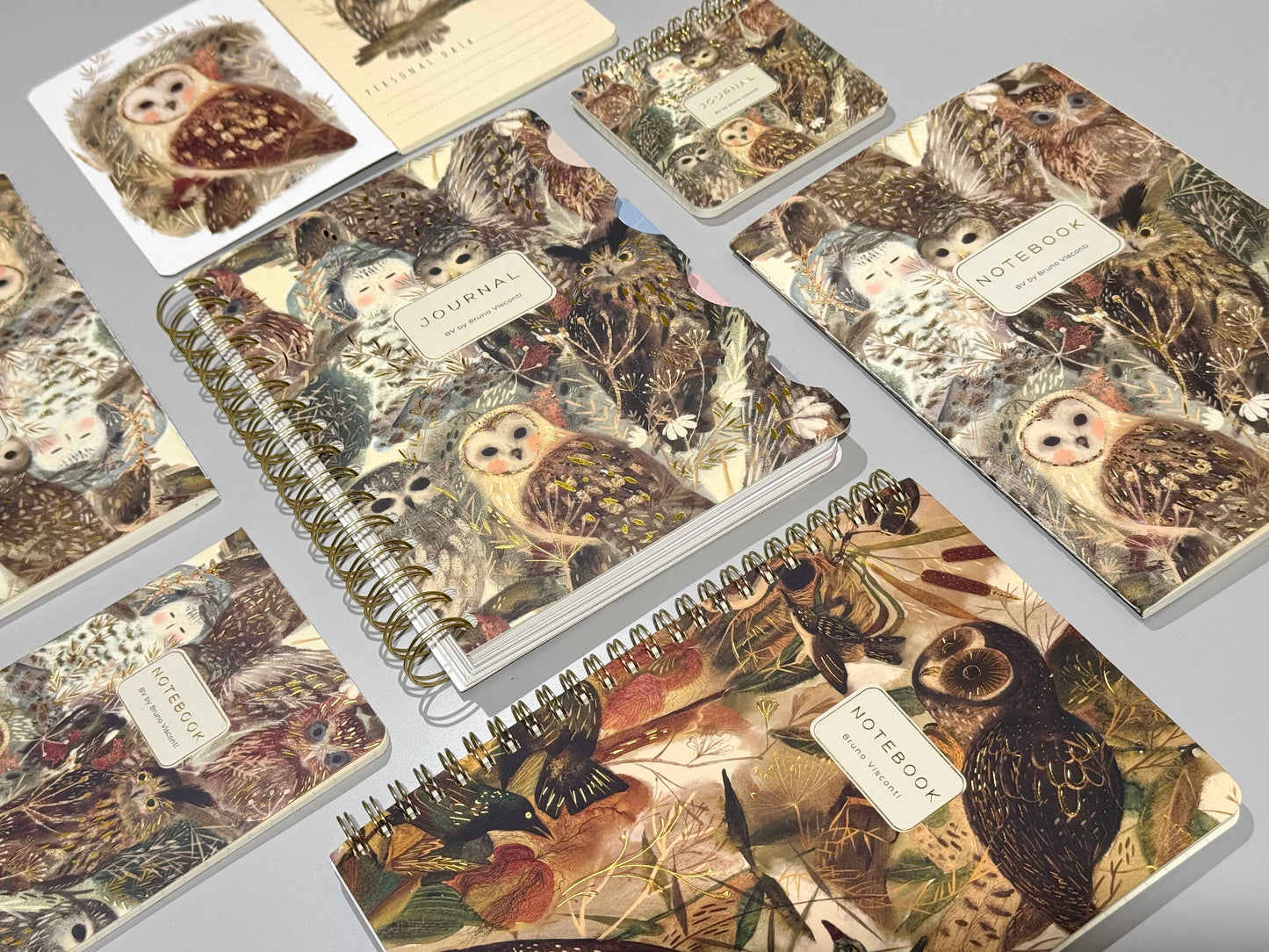Pocket Art Journal  - Owls