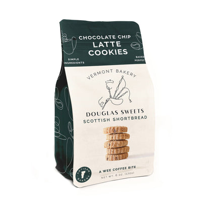 Latte Chocolate Chip Shortbread – Coffee & Chocolate