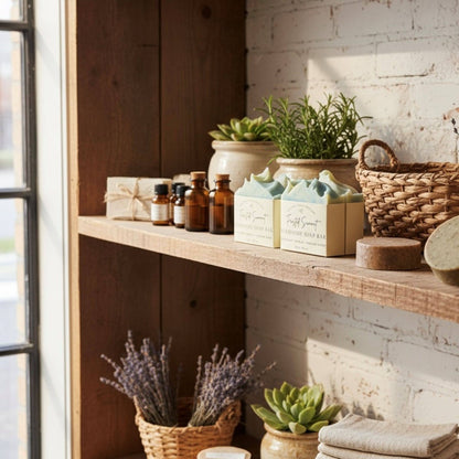 Frosted Summit Handmade Soap Bar Fresh Pine Scent