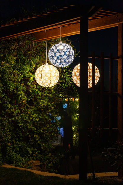 Stella Nova Outdoor Pendent Light - Dewdrop 18" Bronze