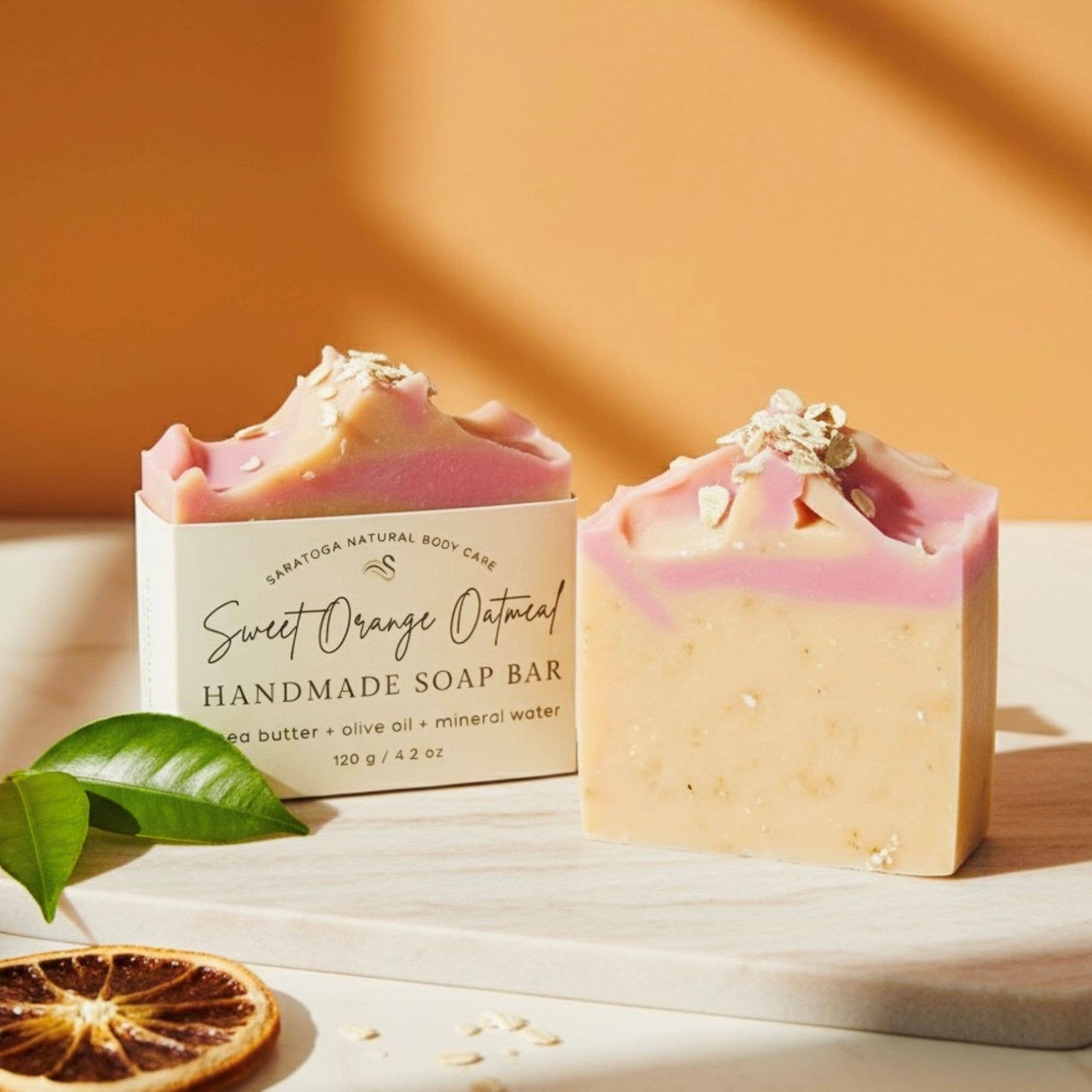 Sweet Orange Oatmeal Handmade Soap Bar