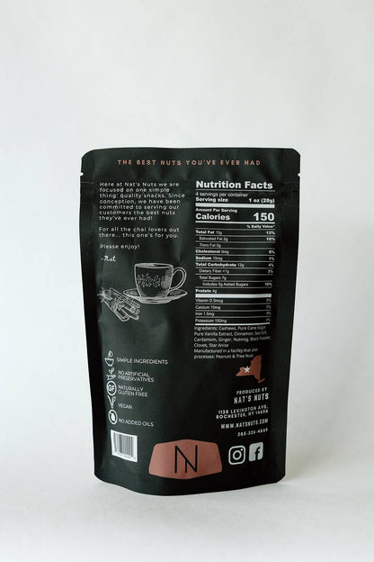 Vanilla Chai Cashews | 12-Count Gourmet Roasted Nuts