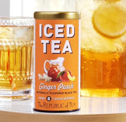 Ginger Peach Iced Tea - The Republic of Tea