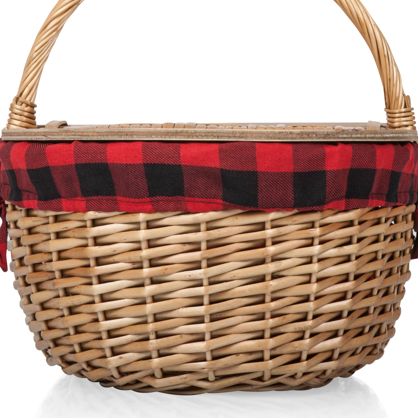 Country Vintage Picnic Wicker Basket