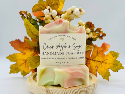Crisp Apple Sage Handmade Soap Bar