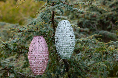 Stella Wildflower Pod Solar Lantern - Blush
