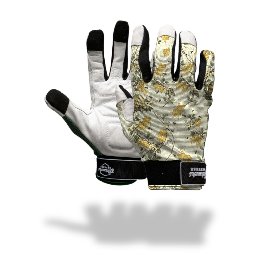 Rugged Guard Leather Gloves  - Bee Blossom