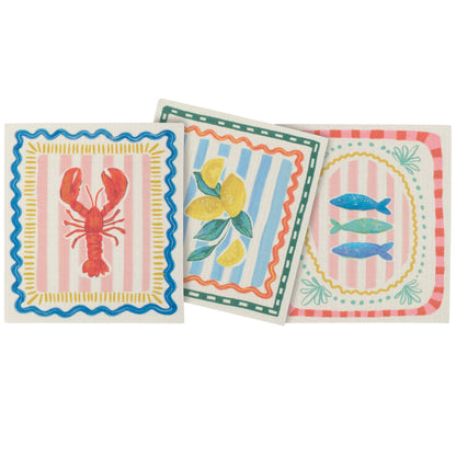 Italian Coastal Swedish Cloth Set