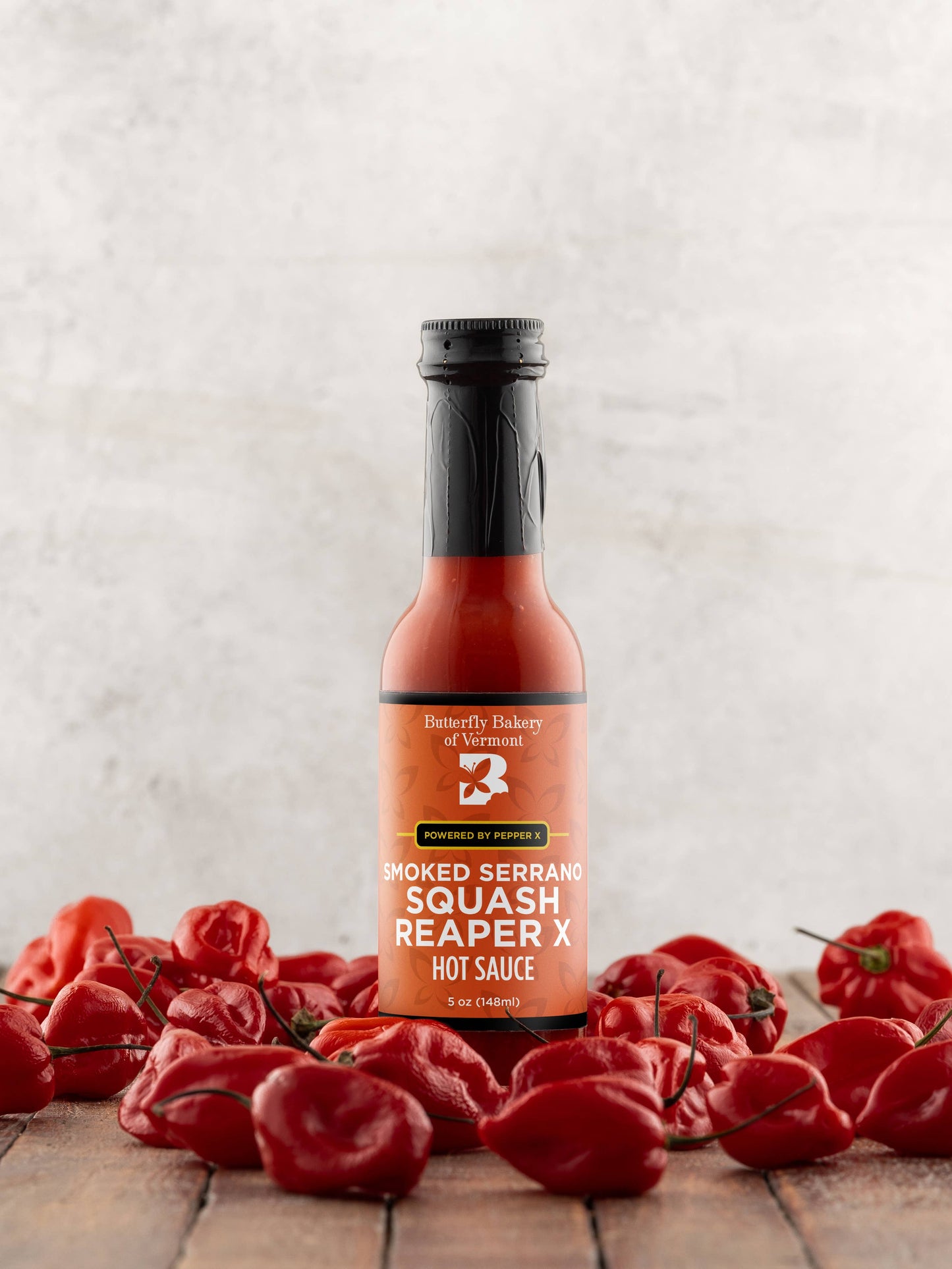 Smoked Serrano Squash Reaper X Hot Sauce- 5oz bottle