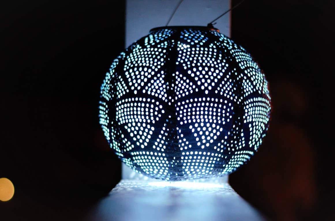 Stella Globe Solar Lantern - Ultramarine