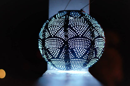 Stella Globe Solar Lantern - Ultramarine