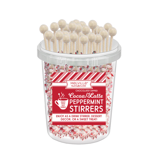 Peppermint Stirrers - White Chocolate