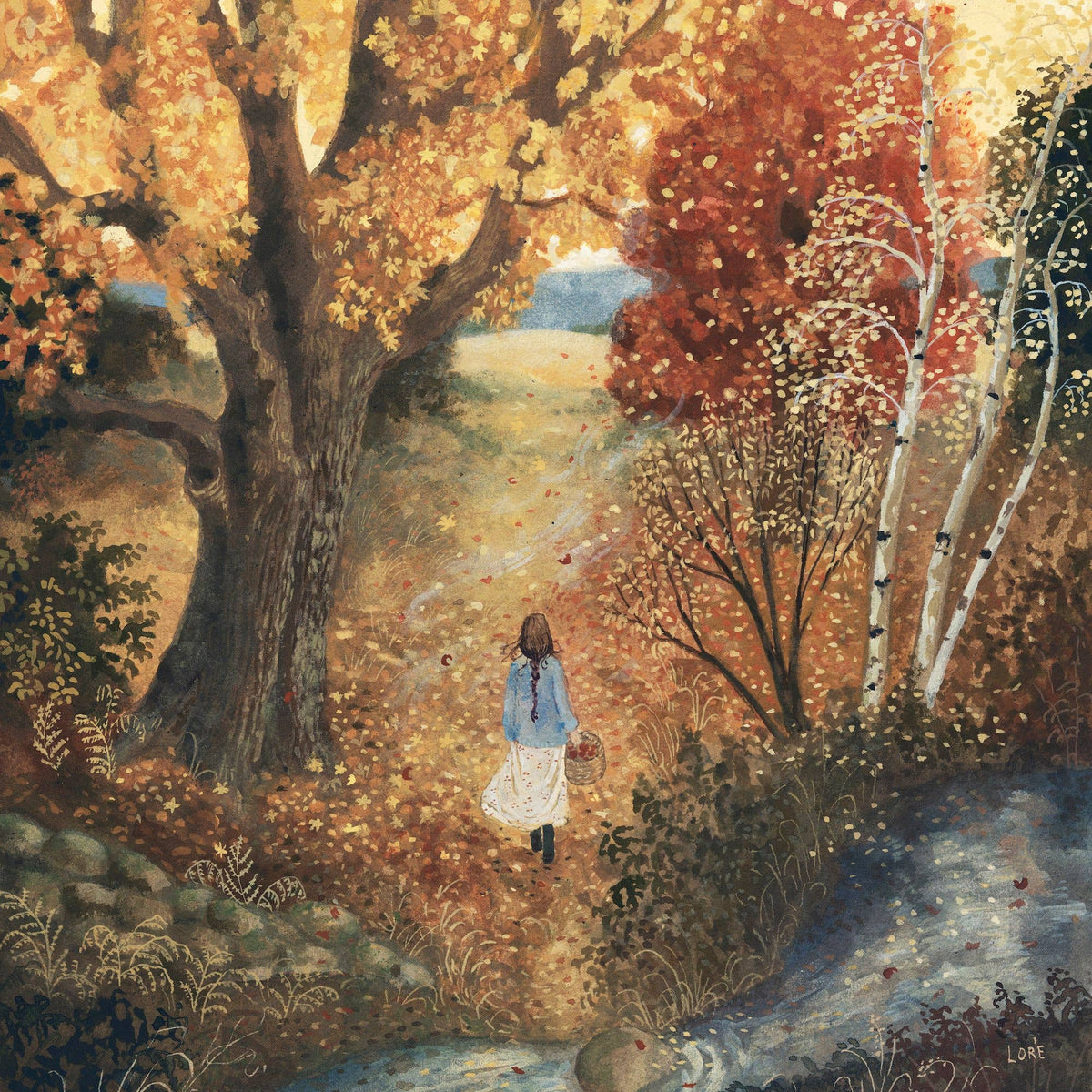 Autumn's Way Art Print