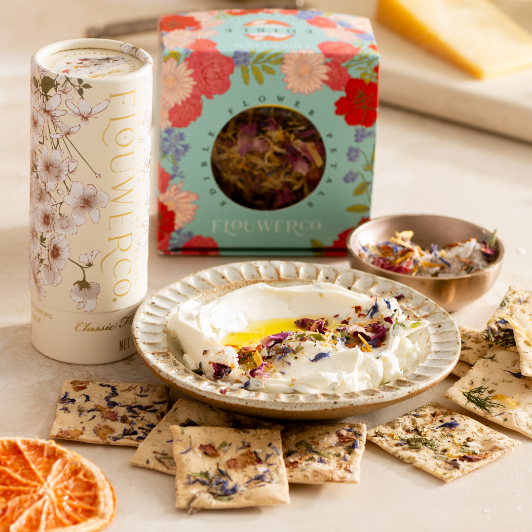 Classic Floral Garnishing Salt - Flouwer Co.