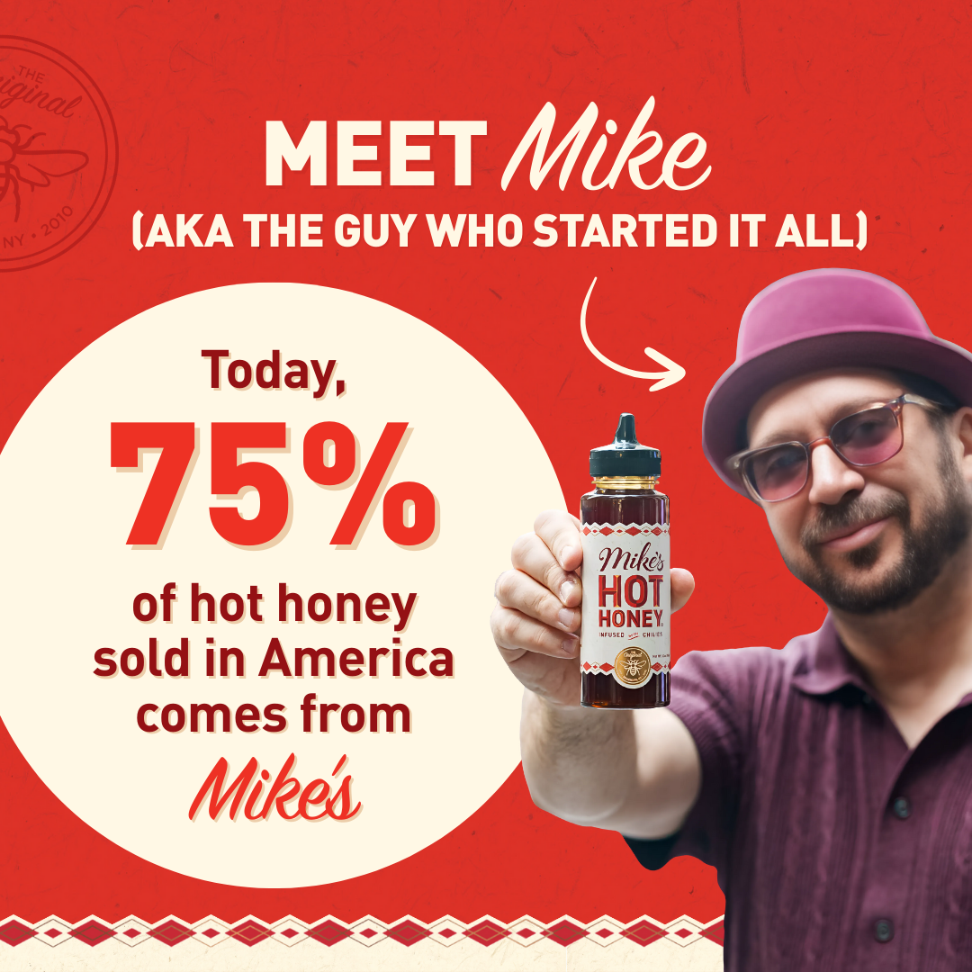 Mike's Hot Honey  Extra Hot  12oz  (Squeeze Bottle)