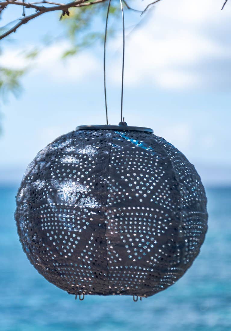 Stella Globe Solar Lantern - Ultramarine