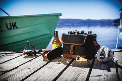 Craft Beer Caddy  Cooler Tote with Opener