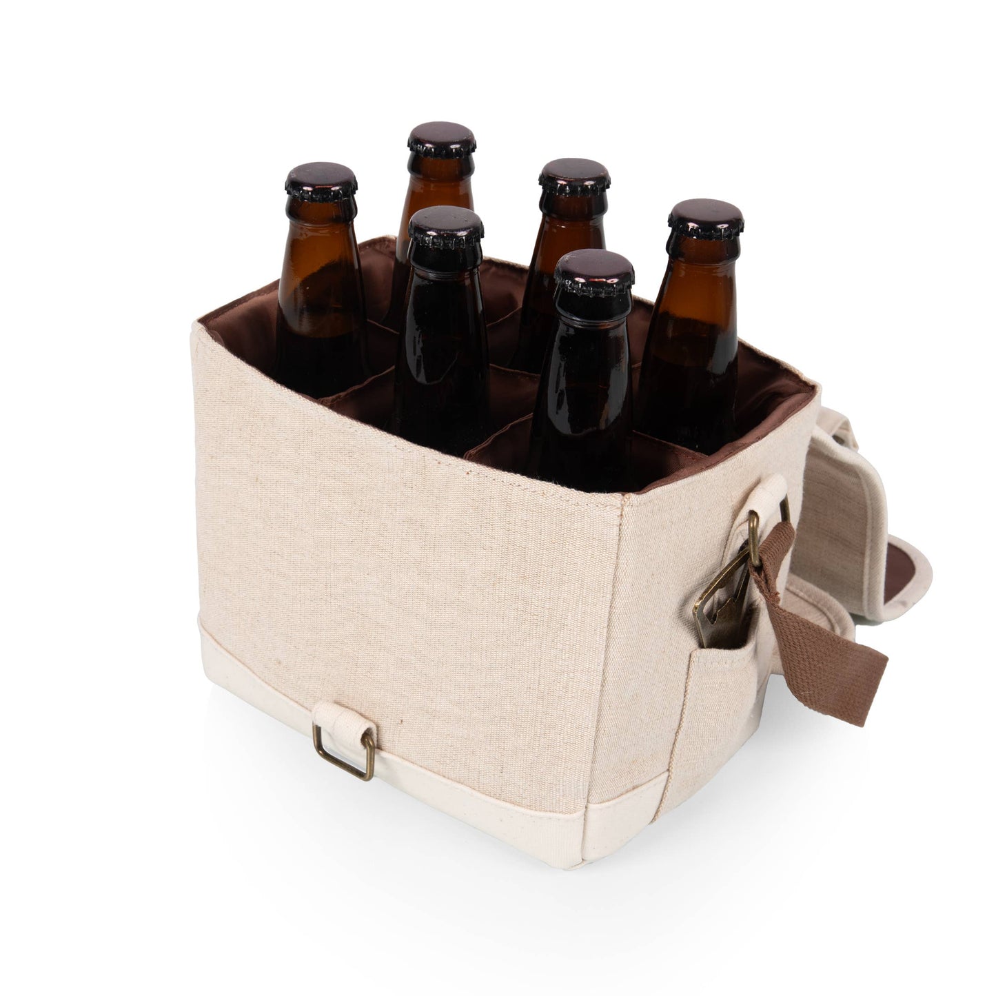 Craft Beer Caddy  Cooler Tote with Opener