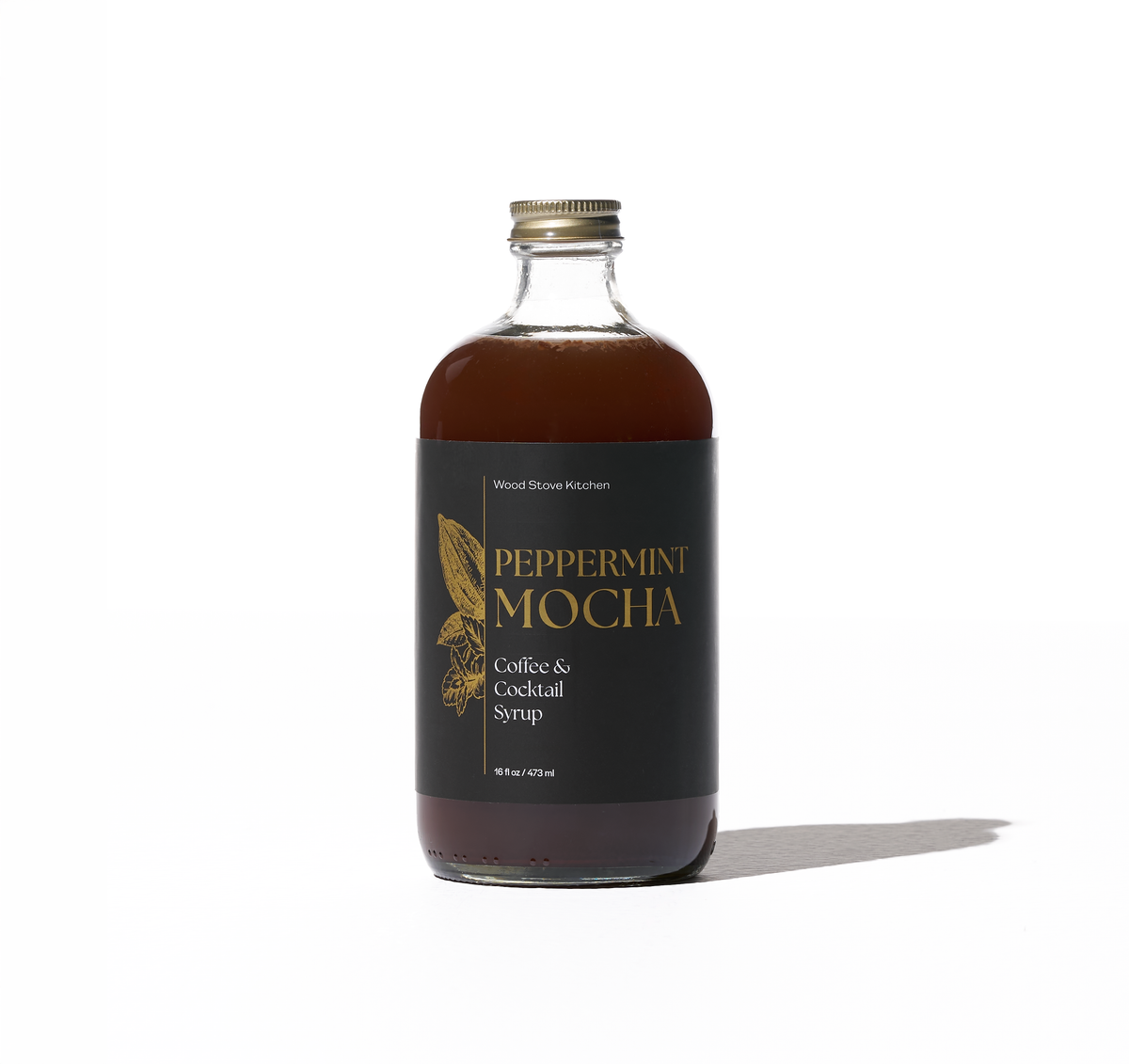 Peppermint Mocha Coffee & Cocktail  Syrup, 16 fl oz