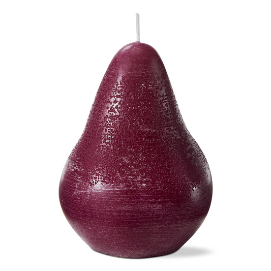 Pear Candle Eggplant Paraffin Wax