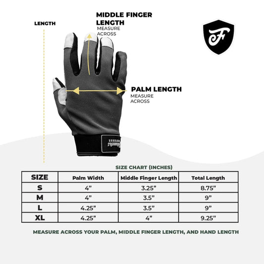 Rugged Guard Leather Gloves  - Bee Blossom
