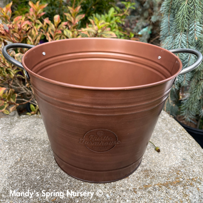 Washtub Planter - Brushed Copper