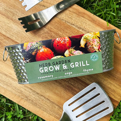 Grilling Herb Grow Kit | Organic Herbs | Window Planter