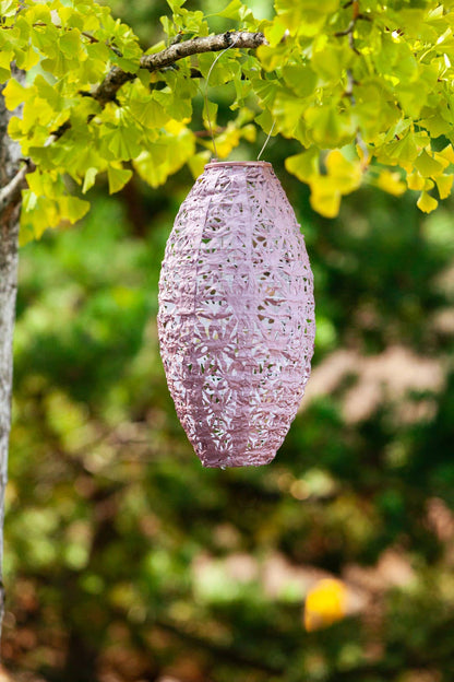 Stella Wildflower Pod Solar Lantern - Blush