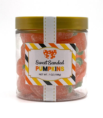 Halloween/Fall Candy Sugar Stacks - Sanded Gummy Pumpkins