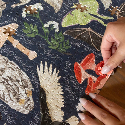 Midnight Flora & Fauna - 1000 Piece Jigsaw Puzzle