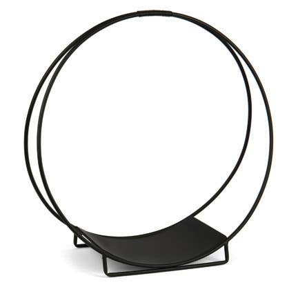 Round Metal Log Holder
