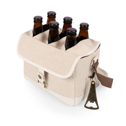 Craft Beer Caddy  Cooler Tote with Opener