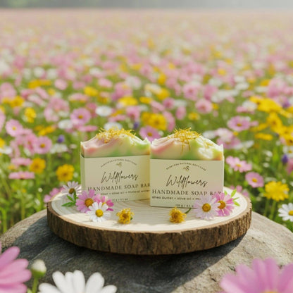 Wildflowers Handmade Soap Bar VEGAN COLD PROCESS