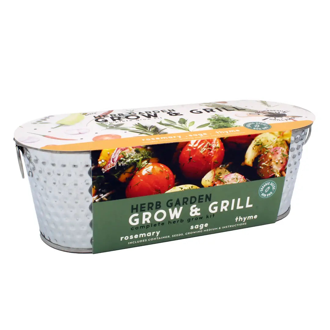 Grilling Herb Grow Kit | Organic Herbs | Window Planter