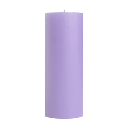 Lavender Scented Pillar Candles - 3x3", 3x6", 3x9" Sizes