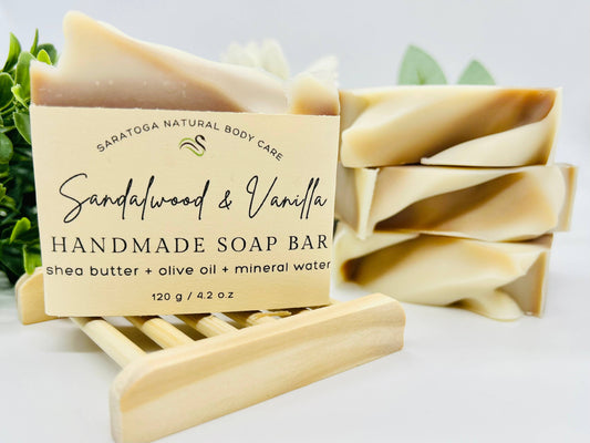 Sandalwood Vanilla Handmade Soap Bar
