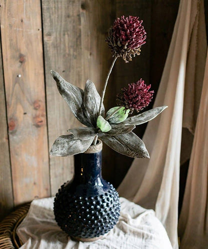 Artificial Tall Stem Flower Mulan Thistle 43" Tall